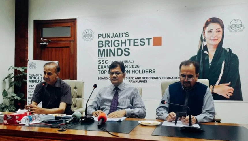 BISE Rawalpindi Matric 2026 position holders announcement