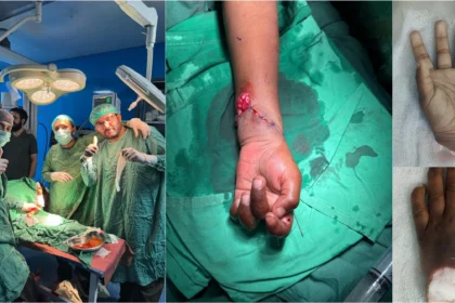Holy Family Hospital Rawalpindi where doctors replanted the severed hand of a five-year-old child