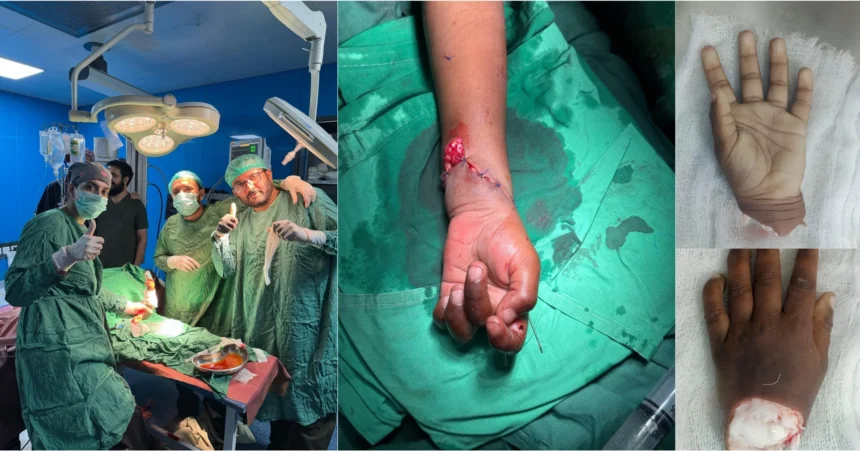Holy Family Hospital Rawalpindi where doctors replanted the severed hand of a five-year-old child