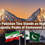 Flags of Iran and Pakistan displayed side by side