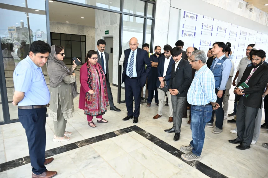 Federal Minister Shaza Fatima Khawaja visits the under-construction Islamabad IT Park