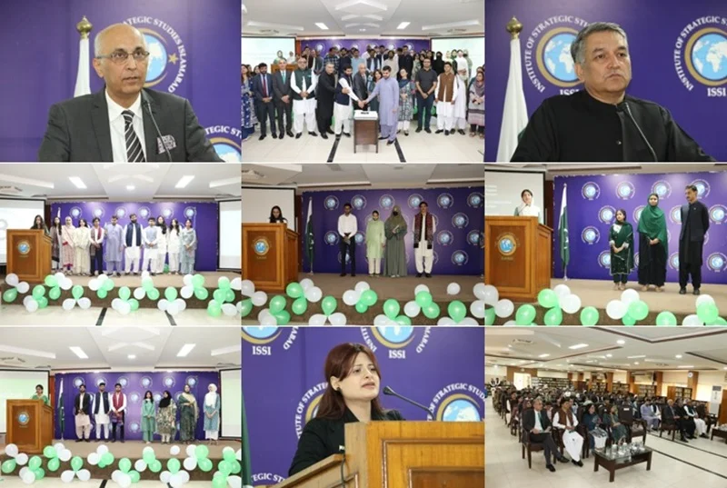 ISSI officials, staff and interns mark Pakistan’s 79th Independence Day