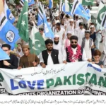 Students and youth participate in MSO Pakistan Independence Day rally in Rawalpindi