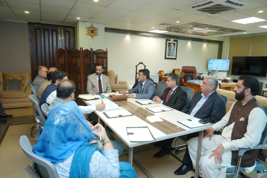 Pakistan Pharmacists Association delegation meeting Federal Health Minister Mustafa Kamal