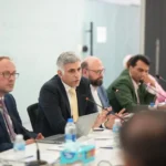 Participants at a World Youth Skills Day roundtable on youth skills and employment in Pakistan