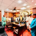 Lahore Bar Association meeting with Punjab University Joint Action Committee delegation