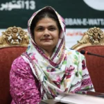 Rakhshanda Tasneem speaking at a Rabiul Awwal sitting in Islamabad