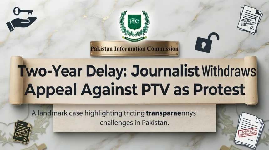 Journalist Saadia Mazhar withdraws RTI appeal against Pakistan Television in protest