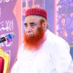 Allama Syed Riaz Hussain Shah addressing a religious gathering in Rawalpindi