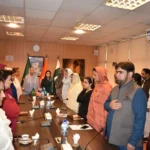Women’s Parliamentary Caucus delegation meeting NCSW officials in Islamabad