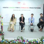 Youth ambassadors at a SPARC session calling for 85pc graphic health warnings on cigarette packs
