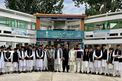 Students at Al-Hijrah Schools Trust campus in Ziarat, Balochistan