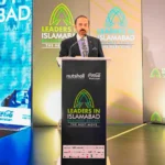 Dr Faisal Hashmi speaking at The Leaders in Islamabad Business Summit 2026