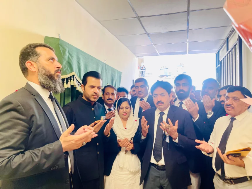 Barrister Danyal Chaudhry inaugurates Chaudhry Zamurd Hussain Block at Rawalpindi Kachehri