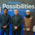 SI Global Solutions and Dell Technologies representatives at Powering Possibilities Technologies event in Karachi