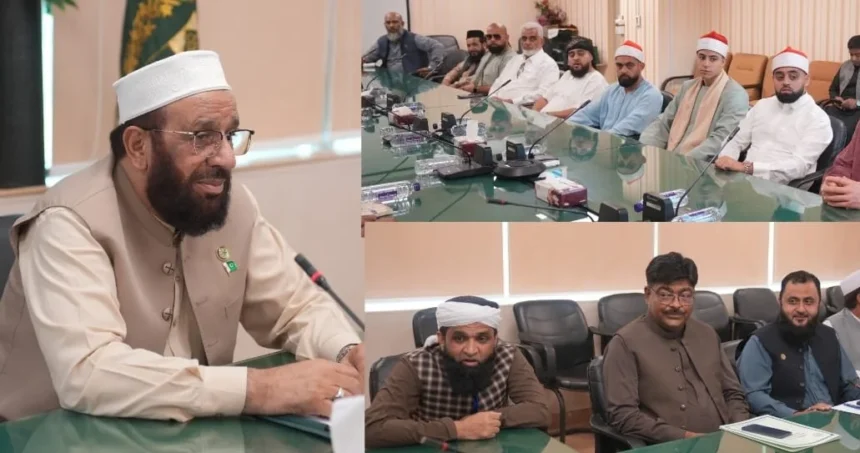 Federal Minister Sardar Muhammad Yousaf welcomes Egyptian Qaris in Islamabad