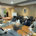 Federal IT Minister Shaza Fatima Khawaja meeting Gates Foundation delegation in Islamabad
