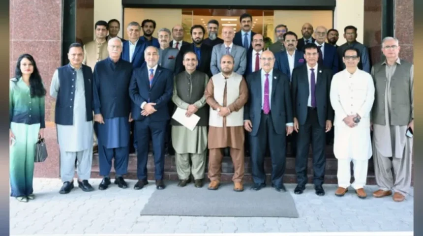 Vice chancellors and rectors attend the fourth monthly forum at Bahria University Islamabad