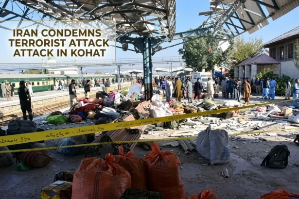 Mosque near a police centre in Kohat after terrorist attack during Friday prayers