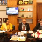 Minister for Federal Education meeting New Zealand High Commissioner David Pine in Islamabad