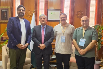 Pakistan Pavilion delegation meeting Ambassador Shafqat Ali Khan in Abu Dhabi