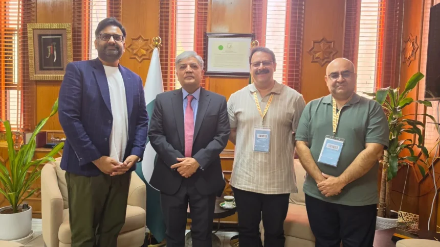Pakistan Pavilion delegation meeting Ambassador Shafqat Ali Khan in Abu Dhabi