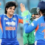 Pakistan and India women cricketers during Women’s T20 Asia Cup 2026 match in Dubai