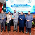 Federal Education Minister Dr Khalid Maqbool Siddiqui addressing PEIRA Digital Services launch ceremony in Islamabad