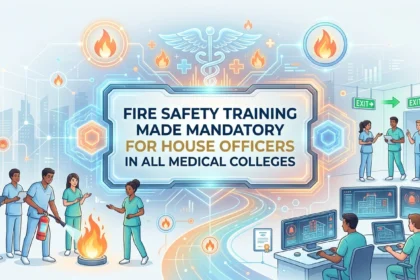 Fire safety training for house officers in medical and dental colleges