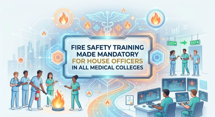 Fire safety training for house officers in medical and dental colleges