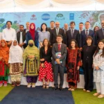 UNDP and CICETE representatives at a post-flood recovery cooperation ceremony in Islamabad