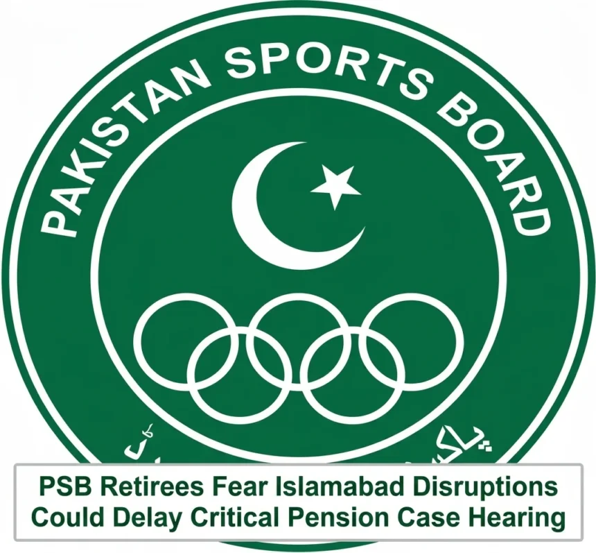 Retired Pakistan Sports Board pensioners concerned over Islamabad situation