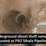 PSO and Islamabad Police operation at Sihala ARL pipeline fuel theft site