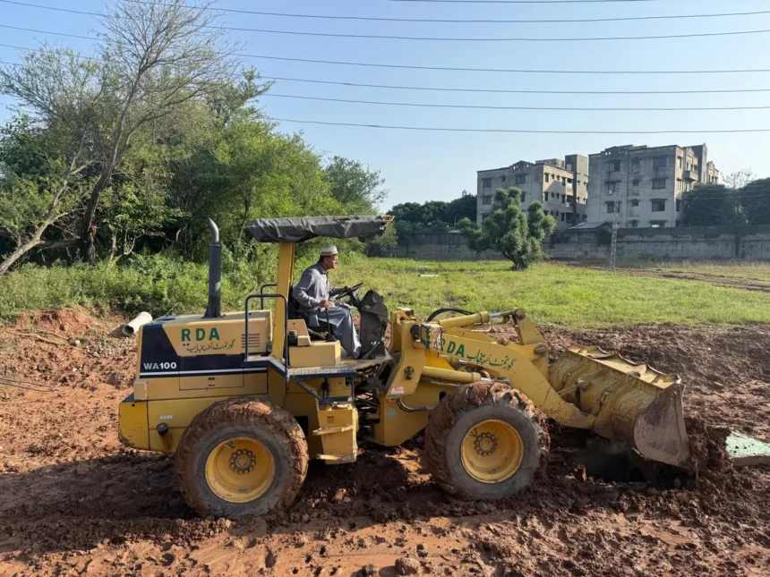 RDA enforcement operation against illegal development in Morgah Rawalpindi