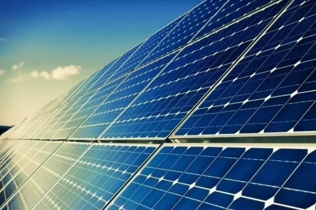 Solar panels representing Pakistan’s renewable energy sector