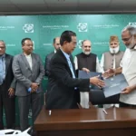 Representatives of IAIS Malaysia and IPS Islamabad during a meeting in Islamabad