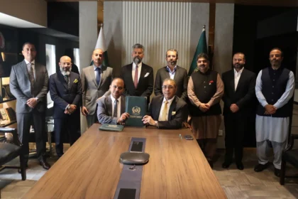 ABHI Microfinance Bank and RCCI officials at MoU signing ceremony