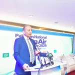Dr Musadik Malik addressing the Pakistan National Clean Air Conference 2026 in Islamabad