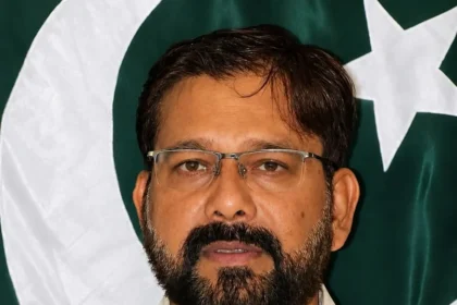 Muhammad Aamir Siddiqui speaking to workers in Rawalpindi on AJK Foundation Day