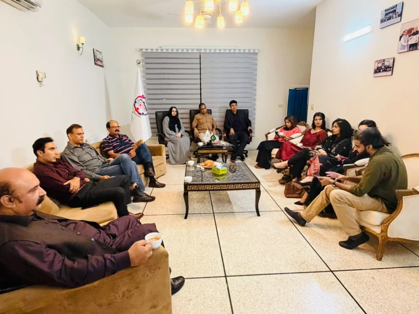 Participants at a child protection meeting in Islamabad