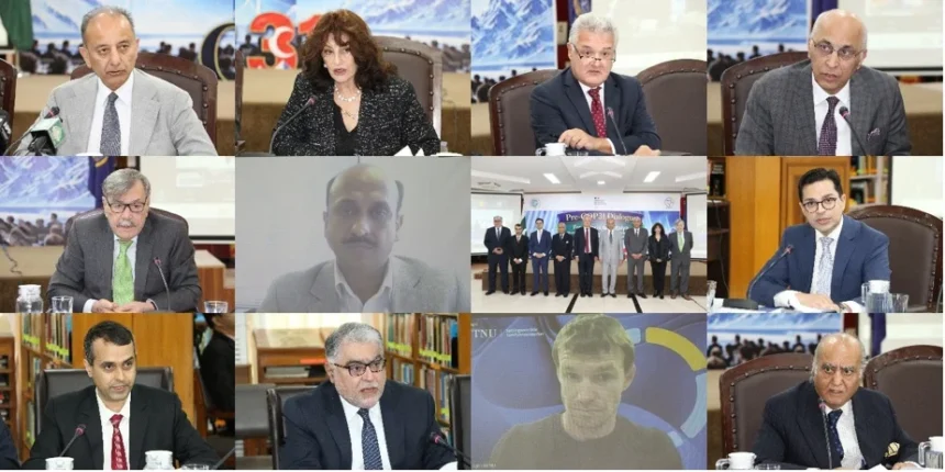 Participants at the Pre-COP31 Dialogue held at the Institute of Strategic Studies Islamabad