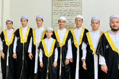 Darsgah-e-Suffah Dastarbandi ceremony for nine Huffaz at Markazi Jamia Masjid Quba Rawalpindi
