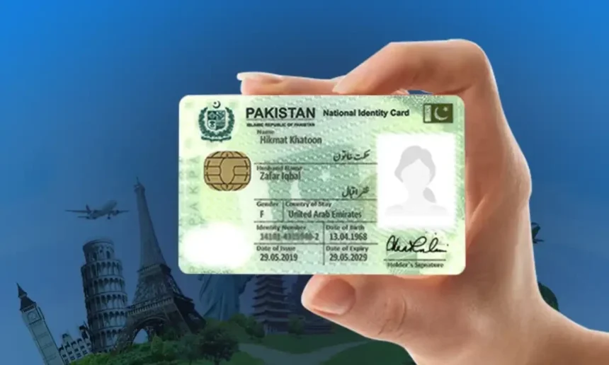 Pakistani identity card services for overseas Pakistanis