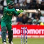 Fakhar Zaman speaks to reporters during Pakistan training at Rawalpindi Cricket Stadium