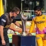 HBL PSL trophy displayed ahead of Pakistan Super League season