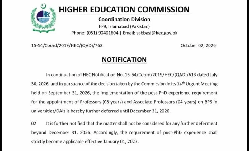 Higher Education Commission building in Islamabad
