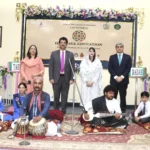 Students taking part in heritage-based learning activities in a classroom