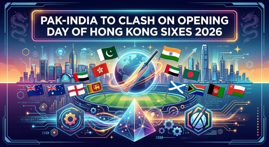 Pakistan and India set to clash in Hong Kong Sixes 2026