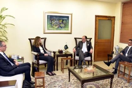 IMF Mission Chief Iva Petrova meeting Finance Minister Muhammad Aurangzeb in Islamabad