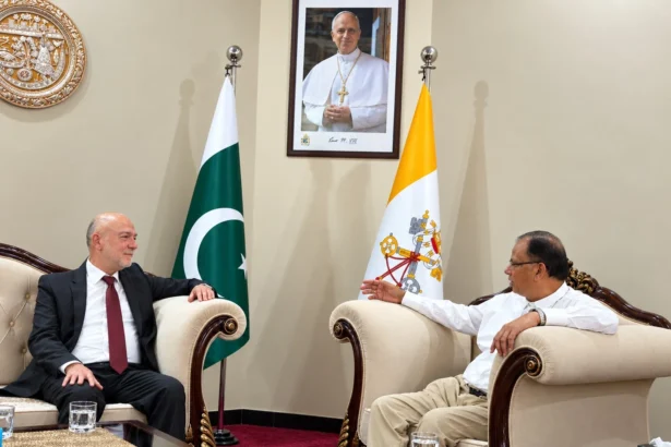 Halil Demir meets Archbishop Dr Joseph Arshad in Islamabad